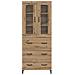 Credenza con cassetto Rovere artigianale 69,5 x 34 x 180 cm - Foto miniatura 8