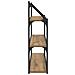 Scaffale da parete Rovere artigianale 80 x 21 x 78,5 cm - Foto miniatura 6