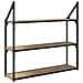 Scaffale da parete Rovere artigianale 80 x 21 x 78,5 cm - Foto miniatura 7