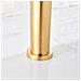 Rubinetto per lavabo da bagno, Blackswan, tipo M141, modello oro lucido, misura 30,7 cm - Foto miniatura 4