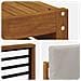 Set divani con cuscino 7 pcs Grigio Naturale e Chiaro - Foto miniatura 6