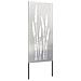 Schermo per privacy in giardino Floreale Argento 50 x 140 cm - Foto miniatura 4