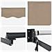 Tettuccio Elettrico Retrattile Beige 3 x 2,5 m - Foto miniatura 9