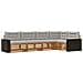 Set di divani da esterno 5 pcs Naturale e Grigio Chiaro - Foto miniatura 1