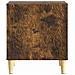 Comodino Rovere Fumo 43 x 34,5 x 50 cm Legno ingegnerizzato - Foto miniatura 3
