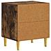 Comodino Rovere Fumo 43 x 34,5 x 50 cm Legno ingegnerizzato - Foto miniatura 5