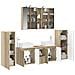 Set di mobili per il bagno 6 pcs Rovere Sonoma - Foto miniatura 3