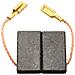 Spazzole di carbone per Virutex FR66F - 6,4 x 10 x 20,5 mm - coppia - Foto miniatura 1