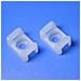 ISWTS-2401 - Base a Sella 15.2x9.4x6.8 mm per Fascette 100 Pz Beige - Foto miniatura 6