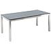 Set Tavolo E Sedie Da Giardino - In Vetro Temperato Nero E Fibra Tessile Beige - Tavolo 180 Con 6 Sedie - Grosseto - Foto miniatura 22