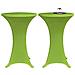 Copritavoli Elastici 4 Pz 70 Cm Verde - Foto miniatura 2