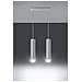 2 Light Staight Bar Drop Pendant White, Gu10 - Foto miniatura 2