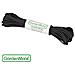Rope Professionale Di Nylon Esterna Paracord 550 31m Lungo Spessore 4 Mm Antistrappo Corda Kernmantle Con 7 Nucleo Fili Nero - Foto miniatura 3