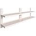 Mensole Galleggianti A 2 Livelli 2 Pz In Acciaio Inox 240x30 Cm - Foto miniatura 2