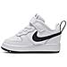 Scarpe Court Borough Low 2 (tdv) Taglia 21 Codice Bq5453-104 Bianco - Foto miniatura 2