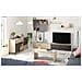 Credenza Waco, Buffet Da Soggiorno, Mobile Porta Tv, Madia Con Piedini Per Salotto, Armadio Moderno A 2 Ante, 151x41h80 Cm, Rovere E Ossido - Foto miniatura 15