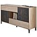 Credenza Waco, Buffet Da Soggiorno, Mobile Porta Tv, Madia Con Piedini Per Salotto, Armadio Moderno A 2 Ante, 151x41h80 Cm, Rovere E Ossido - Foto miniatura 8