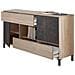 Credenza Waco, Buffet Da Soggiorno, Mobile Porta Tv, Madia Con Piedini Per Salotto, Armadio Moderno A 2 Ante, 151x41h80 Cm, Rovere E Ossido - Foto miniatura 9