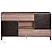Credenza Waco, Buffet Da Soggiorno, Mobile Porta Tv, Madia Con Piedini Per Salotto, Armadio Moderno A 2 Ante, 151x41h80 Cm, Rovere E Ossido - Foto miniatura 2