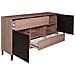 Credenza Waco, Buffet Da Soggiorno, Mobile Porta Tv, Madia Con Piedini Per Salotto, Armadio Moderno A 2 Ante, 151x41h80 Cm, Rovere E Ossido - Foto miniatura 3