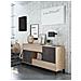 Credenza Waco, Buffet Da Soggiorno, Mobile Porta Tv, Madia Con Piedini Per Salotto, Armadio Moderno A 2 Ante, 151x41h80 Cm, Rovere E Ossido - Foto miniatura 16
