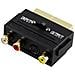 Adattatore Spina Scart / Presa S-VHS / 3x RCA Video - Foto miniatura 1