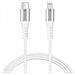 136-25 cavo per cellulare USB C Lightning Bianco 1 m - Foto miniatura 1