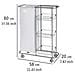 Carrello Multifunzione Slim - Scaffale Cucina, Bagno, - Foto miniatura 7