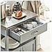 Carrello Cucina, Carrello Da Servizio Con Piano In Acciaio Colore: grigio, Fkw22-hg - Foto miniatura 3