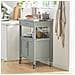 Carrello Cucina, Carrello Da Servizio Con Piano In Acciaio Colore: grigio, Fkw22-hg - Foto miniatura 5