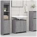Armadietto Bagno Grigio Sonoma 60x33x61 Cm In Legno Multistrato - Foto miniatura 7