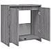Armadietto Bagno Grigio Sonoma 60x33x61 Cm In Legno Multistrato - Foto miniatura 10