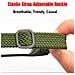 Cinturino Per Orologio In Nylon Per Xiaomi Mi Band 3/4/5/6/7/nfc Grey - Foto miniatura 2
