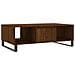 Tavolino Salotto Rovere Marrone 104x60x35 Cm Legno Multistrato - Foto miniatura 2