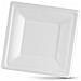 Set Di Piatti Algon Monouso Bianco Canna Da Zucchero Quadrato 20 Cm (24 Unità) - Foto miniatura 3