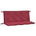 Cuscini Per Panca 2 Pz Rosso Vino 120x50x7 Cm In Tessuto Oxford - Foto miniatura 2