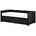 Letto Con Contenitore Velluto Nero 90 X 200 Cm Marray - Foto miniatura 6