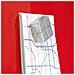 Gl212 Bacheca Magnetiche E Accessori Vetro 1200 X 900 Mm Rosso - Foto miniatura 2