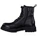 Black Casual Closed Booties Stivaletti Pelle Scarpe Donna Nero Eu 36, 1-26861-41 001 - Foto miniatura 3