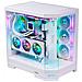 Case Danubio Sava H600 Desktop ATX /EATX /ITX / Micro ATX 2 Porte USB 3.2 Colore Bianco - Foto miniatura 3