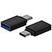 AISENS A108-0717, USB-C, USB-A, Nero - Foto miniatura 1