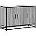 Mobile Lavabo Bagno Grigio Sonoma 90x33x60 Cm Legno Multistrato - Foto miniatura 2