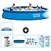 Piscina Fuori Terra - In Giro - 457x457x84 Cm - Blu - Include Accessori Coordinati Cb15 - Foto miniatura 1