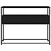 Tavolino Consolle Nero 100x40x75 Cm In Legno Multistrato - Foto miniatura 5
