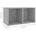Set Mobile Tv 3 Pz Grigio Cemento In Legno Multistrato - Foto miniatura 7