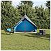 Tenda da Campeggio A-Frame per 3 Persone Blu Impermeabile - Foto miniatura 3