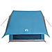 Tenda da Campeggio A-Frame per 3 Persone Blu Impermeabile - Foto miniatura 5