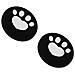 Compatibile Con Switch2 Heart Silicone Thumb Grips Caps Per Un Controllo Migliorato Black - Foto miniatura 1