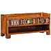 Panchina per scarpe  100x35x45 cm in legno massello di acacia - Foto miniatura 1