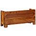 Panchina per scarpe  100x35x45 cm in legno massello di acacia - Foto miniatura 6